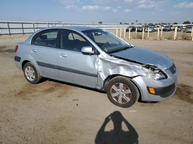 KNADE123686307811 - 2008 KIA RIO BASE SILVER photo 4