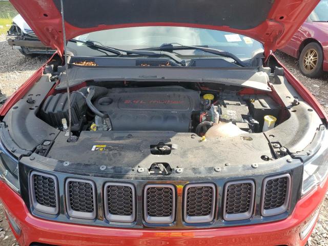 3C4NJDDB9HT630703 - 2017 JEEP COMPASS TRAILHAWK RED photo 11