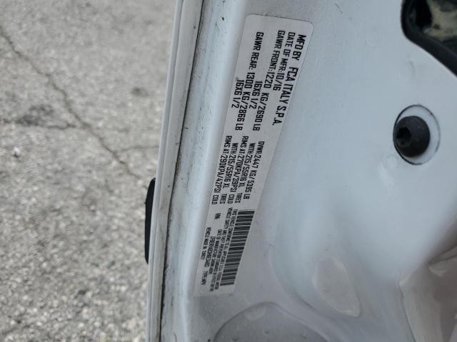 ZFBERFAB3H6E34183 - 2017 RAM PROMASTER თეთრი ფოტო 14