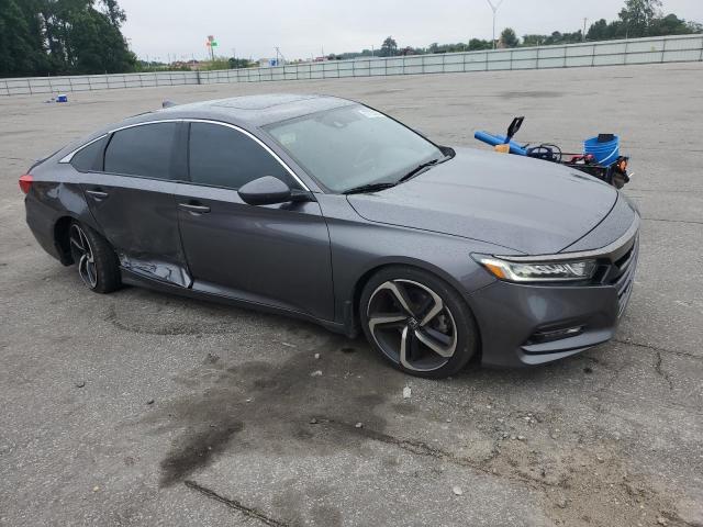 1HGCV2F38KA012505 - 2019 HONDA ACCORD SPORT Сұр фото 4