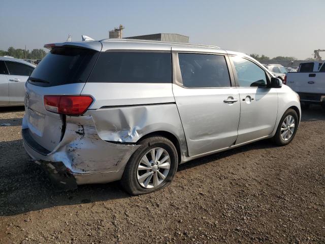 KNDMB5C14F6058471 - 2015 KIA SEDONA LX SILVER photo 3