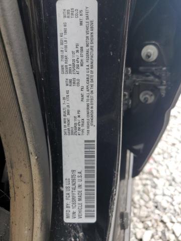 1C6SRFFT4LN397519 - 2020 RAM 1500 BIG HORN/LONE STAR BLACK photo 12