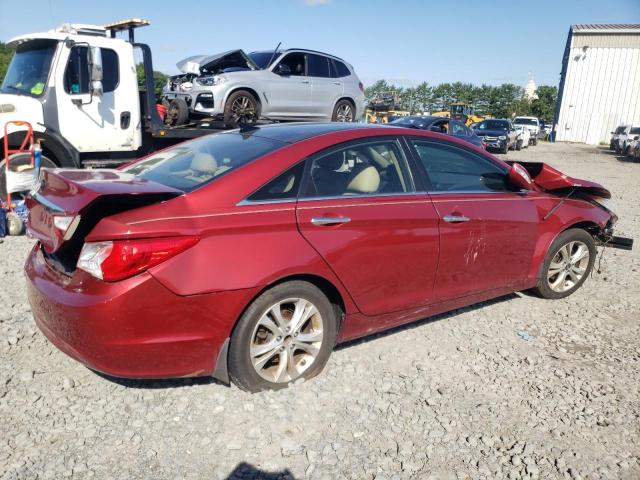 5NPEC4AC4DH642646 - 2013 HYUNDAI SONATA SE RED photo 3