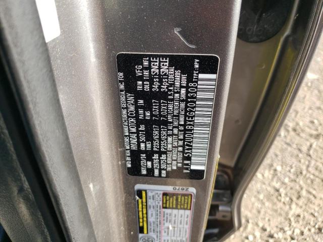 5XYZUDLBXEG201308 - 2014 HYUNDAI SANTA FE SPORT GRAY photo 13