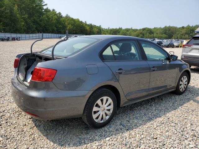 3VW2K7AJ2BM365487 - 2011 VOLKSWAGEN JETTA BASE GRAY photo 3