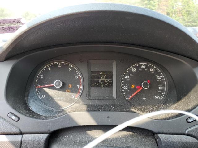 3VW2K7AJ2BM365487 - 2011 VOLKSWAGEN JETTA BASE GRAY photo 9