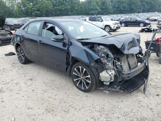 2T1BURHE7HC943909 - 2017 TOYOTA COROLLA L BLUE photo 4