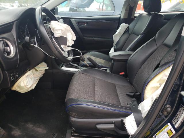 2T1BURHE7HC943909 - 2017 TOYOTA COROLLA L BLUE photo 7