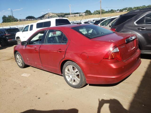 3FAHP0JA7BR184271 - 2011 FORD FUSION SEL RED photo 2