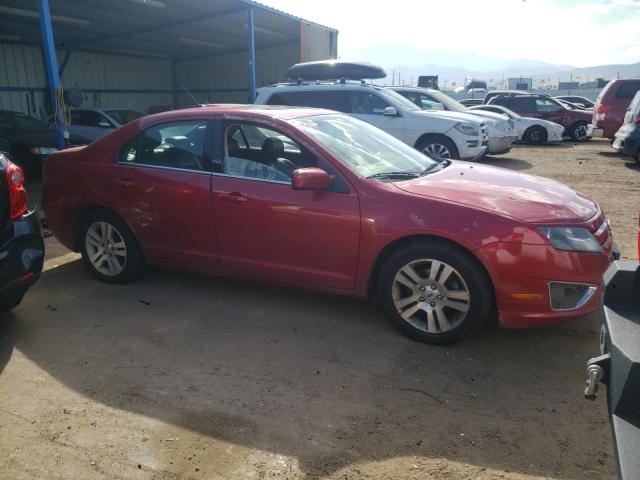 3FAHP0JA7BR184271 - 2011 FORD FUSION SEL RED photo 4