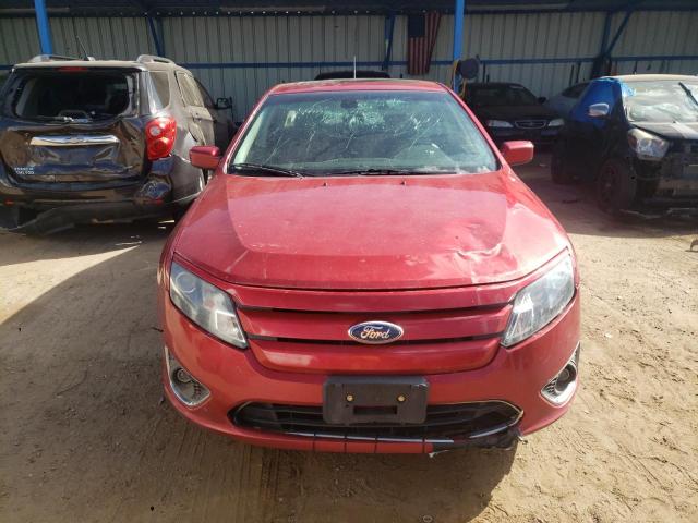3FAHP0JA7BR184271 - 2011 FORD FUSION SEL RED photo 5