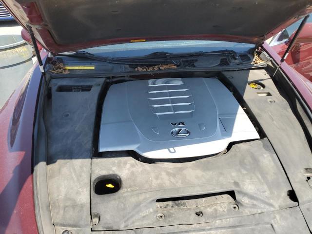 JTHBL46F185062085 - 2008 LEXUS LS 460 MAROON photo 11