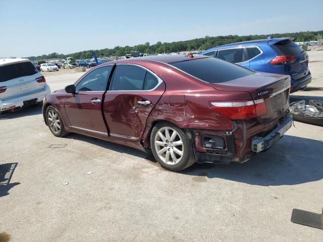 JTHBL46F185062085 - 2008 LEXUS LS 460 MAROON photo 2