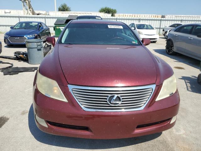 JTHBL46F185062085 - 2008 LEXUS LS 460 MAROON photo 5