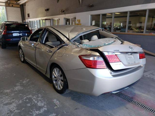 1HGCR2F89DA275377 - 2013 HONDA ACCORD EXL GRAY photo 2