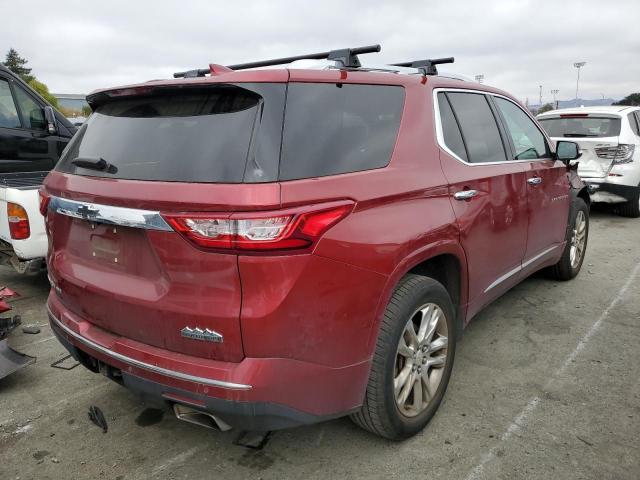 1GNEVKKW7JJ148640 - 2018 CHEVROLET TRAVERSE HIGH COUNTRY BURGUNDY photo 3