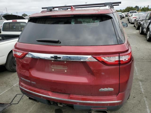 1GNEVKKW7JJ148640 - 2018 CHEVROLET TRAVERSE HIGH COUNTRY BURGUNDY photo 6