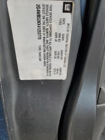 2G4WB52KX41253770 - 2004 BUICK REGAL LS 灰色 照片 12