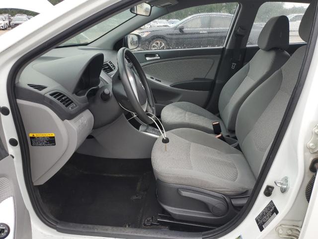KMHCT5AE1DU129726 - 2013 HYUNDAI ACCENT GLS WHITE photo 7