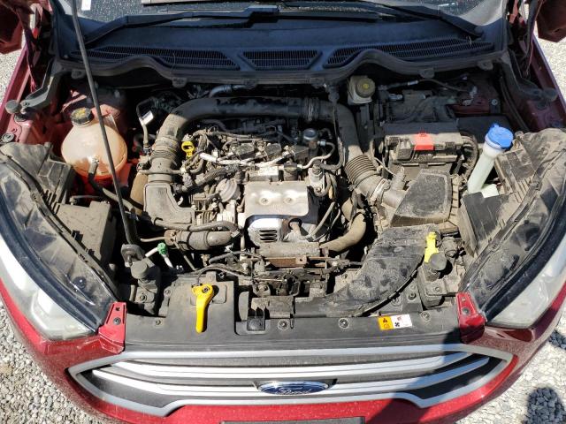 MAJ3P1TE8JC175348 - 2018 FORD ECOSPORT SE RED photo 12