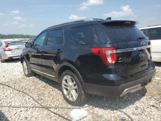 1FM5K8D83HGA02919 - 2017 FORD EXPLORER XLT BLACK photo 2