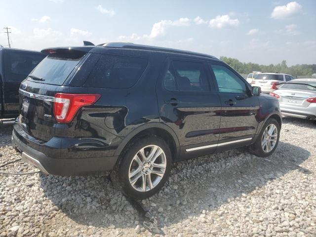1FM5K8D83HGA02919 - 2017 FORD EXPLORER XLT BLACK photo 3