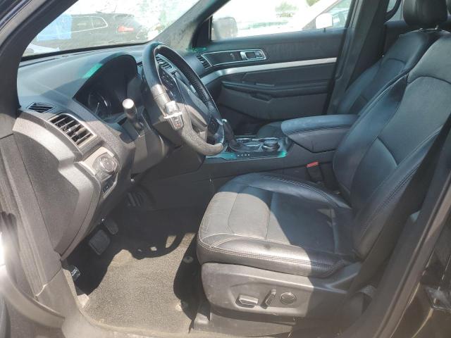 1FM5K8D83HGA02919 - 2017 FORD EXPLORER XLT BLACK photo 7