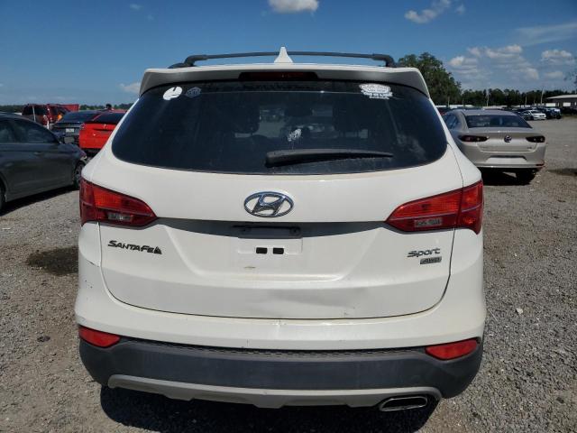 5XYZUDLB7EG156988 - 2014 HYUNDAI SANTA FE S WHITE photo 6