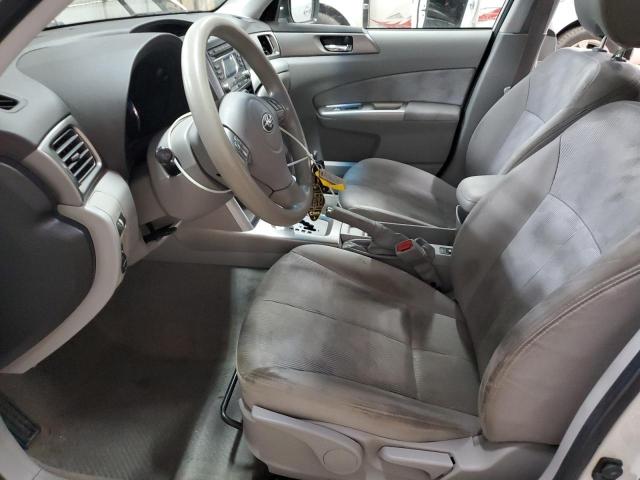 JF2SH63689H758043 - 2009 SUBARU FORESTER 2.5X PREMIUM WHITE photo 7