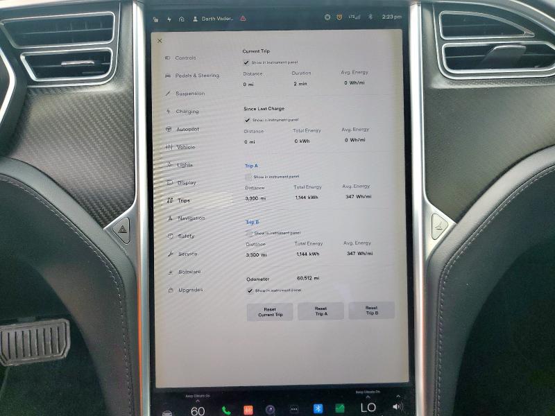 5YJSA1E27GF173001 - 2016 TESLA MODEL S Մոխրագույն լուսանկար 9