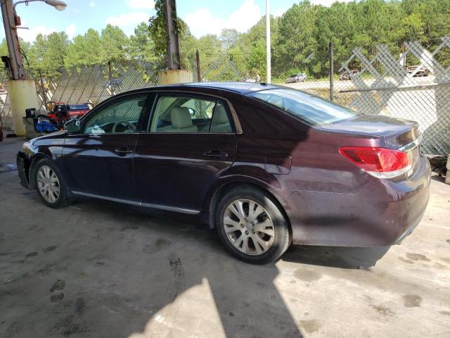 4T1BK3DB8BU406695 - 2011 TOYOTA AVALON BASE Bordo foto 2
