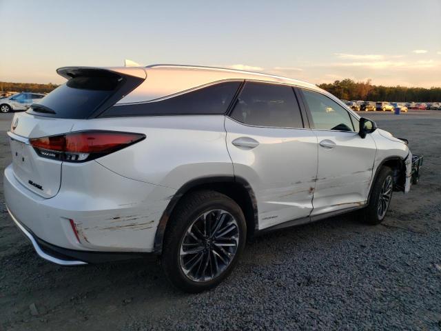 JTJHGKFA1N2022771 - 2022 LEXUS RX 450H L WHITE photo 3