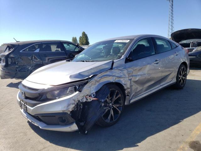 2HGFC2F8XKH514030 - 2019 HONDA CIVIC SPORT ვერცხლისფერი ფოტო 1