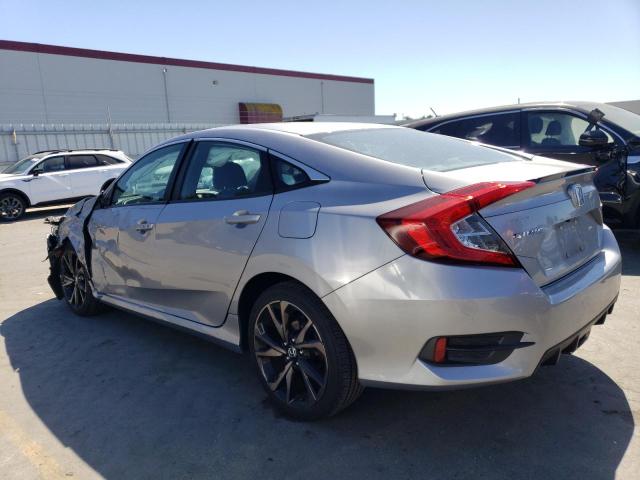 2HGFC2F8XKH514030 - 2019 HONDA CIVIC SPORT ვერცხლისფერი ფოტო 2