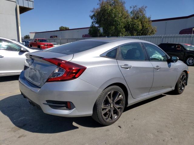2HGFC2F8XKH514030 - 2019 HONDA CIVIC SPORT ვერცხლისფერი ფოტო 3