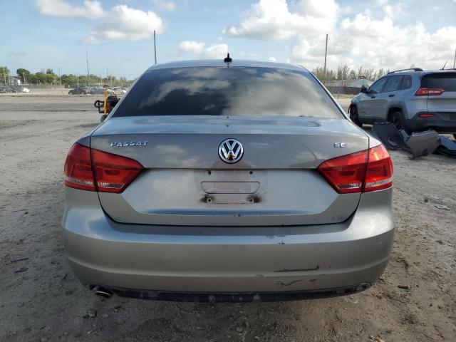 1VWBP7A33DC000355 - 2013 VOLKSWAGEN PASSAT SE ვერცხლისფერი ფოტო 6