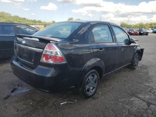 KL1TD56697B047477 - 2007 CHEVROLET AVEO BASE BLACK photo 3