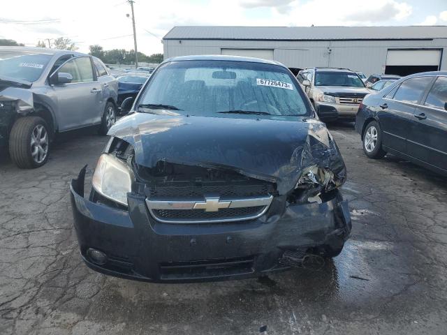 KL1TD56697B047477 - 2007 CHEVROLET AVEO BASE BLACK photo 5