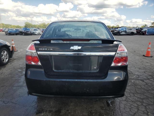 KL1TD56697B047477 - 2007 CHEVROLET AVEO BASE BLACK photo 6