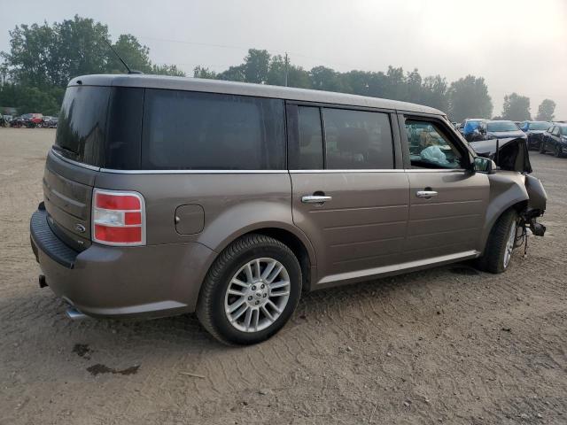 2FMHK6C83KBA38272 - 2019 FORD FLEX SEL TAN photo 3