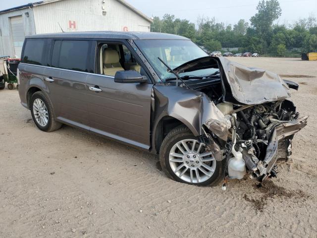 2FMHK6C83KBA38272 - 2019 FORD FLEX SEL TAN photo 4