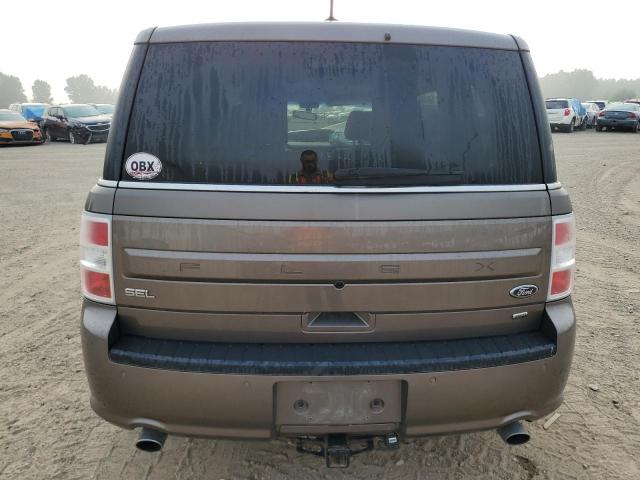 2FMHK6C83KBA38272 - 2019 FORD FLEX SEL TAN photo 6