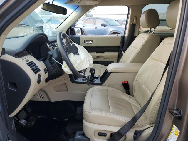 2FMHK6C83KBA38272 - 2019 FORD FLEX SEL TAN photo 7