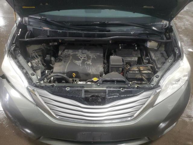 5TDYK3DC6CS272119 - 2012 TOYOTA SIENNA XLE 灰色 照片 12