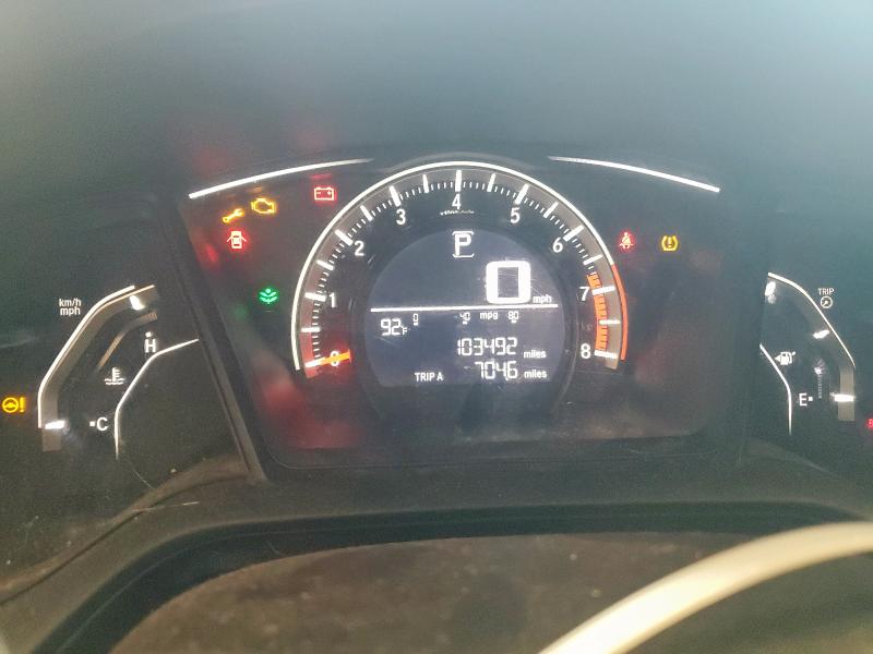 19XFC2F54GE084521 - 2016 HONDA CIVIC LX GRAY photo 9