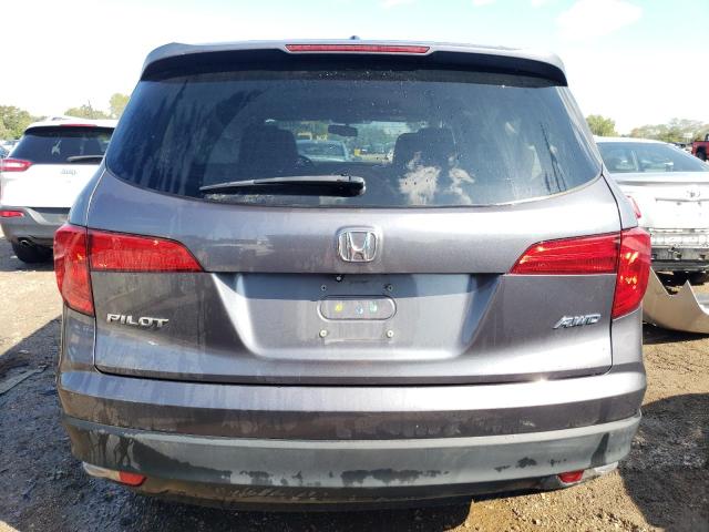 5FNYF6H50GB063647 - 2016 HONDA PILOT EXL GRAY photo 6