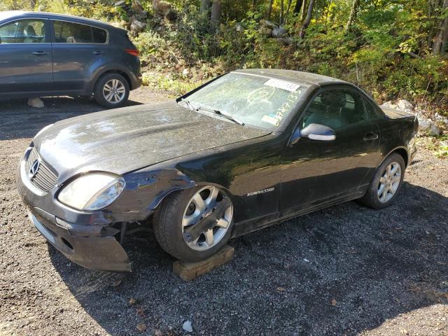 WDBKK49F33F284175 - 2003 MERCEDES-BENZ SLK 230 KOMPRESSOR BLACK photo 1