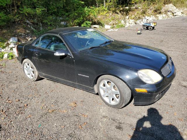 WDBKK49F33F284175 - 2003 MERCEDES-BENZ SLK 230 KOMPRESSOR BLACK photo 4