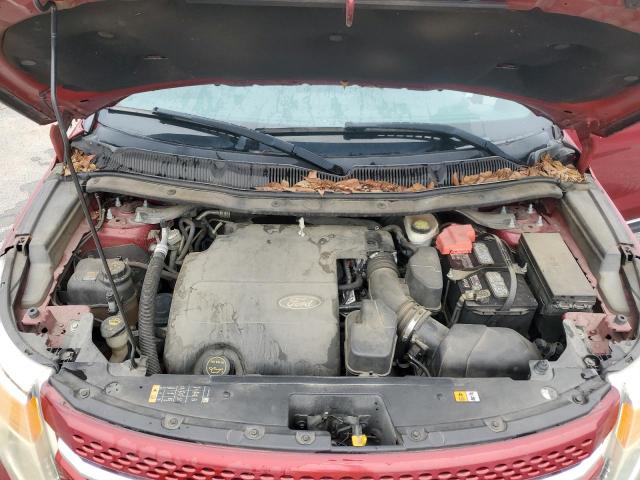 1FM5K7F88FGA89561 - 2015 FORD EXPLORER LIMITED 勃艮第红 照片 12