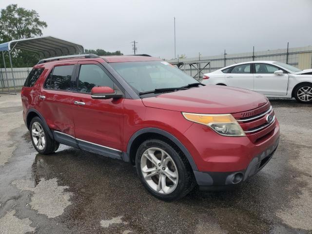1FM5K7F88FGA89561 - 2015 FORD EXPLORER LIMITED 勃艮第红 照片 4